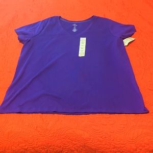 Sharp purple T-shirt